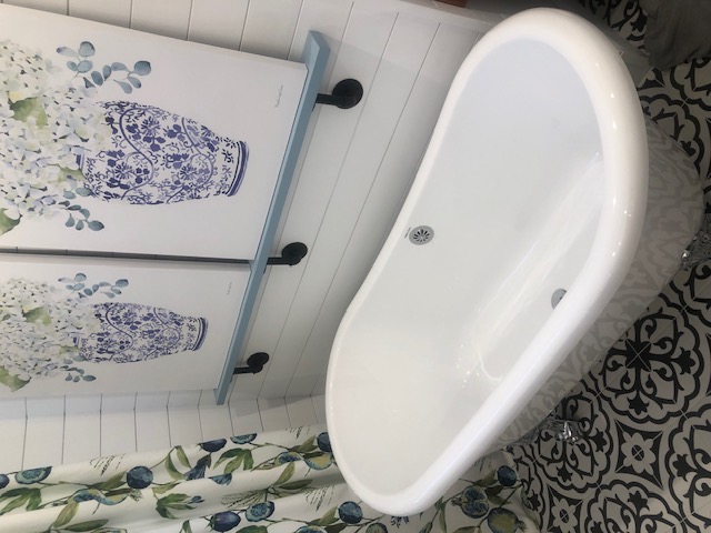 Emergency plumbing repair in a residential bathroom